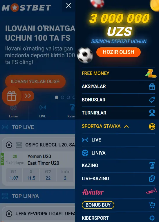 Android uchun Mostbet mobil ilovasini sozlash Android uchun Mostbet mobil ilovasini sozlash