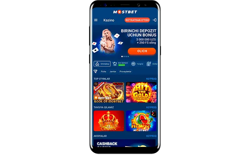 Android Mostbet (UZ)