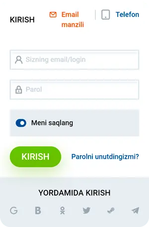 Mostbet O'zbekistonga kirish