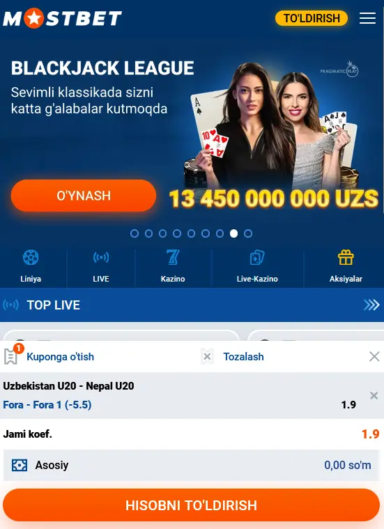 Mostbet mobil ilovasida qanday qilib pul tikish mumkin Mostbet mobil ilovasida qanday qilib pul tikish mumkin
