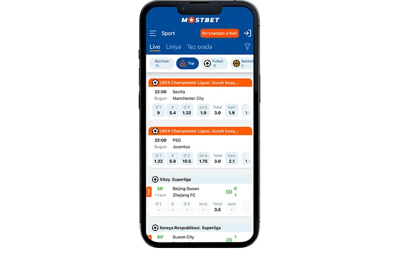 iPhone Mostbet (UZ)